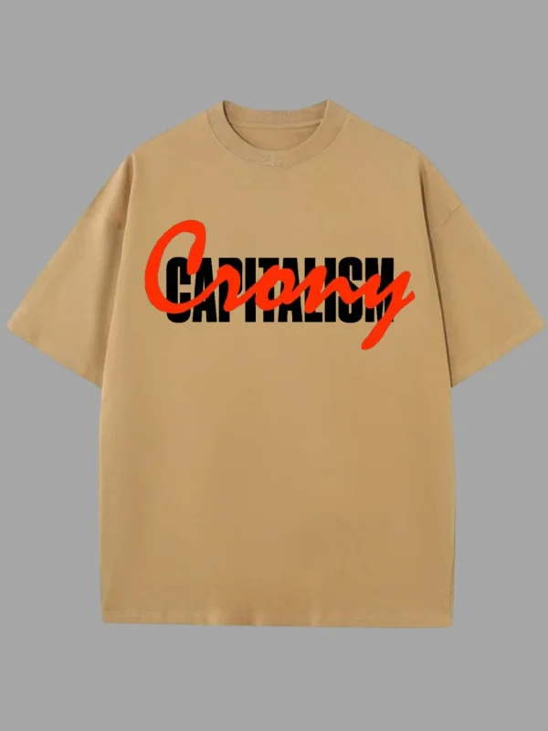 Capitalism Crony Graphic T-shirt