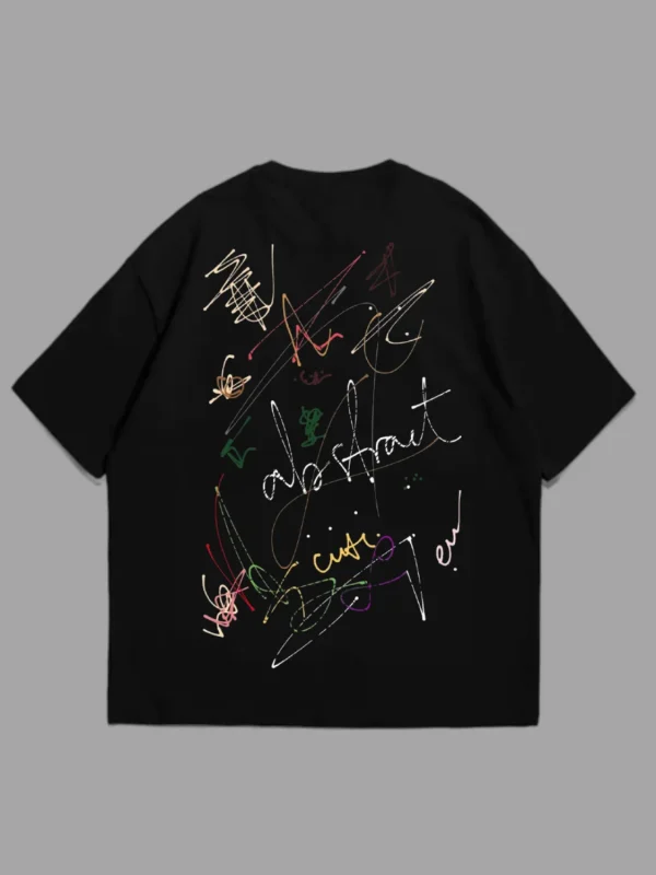 Abstract Chaos Oversized T-shirt